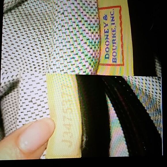 DOONEY AND ROURKE LEATHER LOGO LOCK WOMENS BAG - Picture 11 of 16